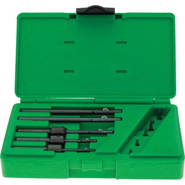 Deburr Master - 5 Piece Power Deburring Tool Set - Includes 1/8 to 1/4" Diam Hole Range Tools - Exact Tool & Supply
