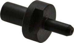 Gibraltar - 0.187" Nose Diam, 7/16" Nose Length, 5/8" Collar Diam, Slip Fit Round Straight Locating Pin - Low Carbon Steel, 5/16" Tail Diam, 1-3/16" OAL, +0.0000" Tolerance - Exact Tool & Supply