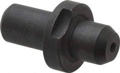 Gibraltar - 0.499" Nose Diam, 1/2" Nose Length, 7/8" Collar Diam, Slip Fit Round Straight Locating Pin - Low Carbon Steel, 1/2" Tail Diam, 1-1/2" OAL, +0.0000" Tolerance - Exact Tool & Supply