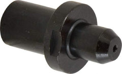 Gibraltar - 0.5605" Nose Diam, 11/16" Nose Length, 1-1/8" Collar Diam, Slip Fit Round Straight Locating Pin - Low Carbon Steel, 3/4" Tail Diam, 1-15/16" OAL, +0.0000" Tolerance - Exact Tool & Supply