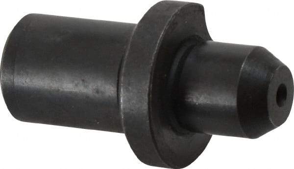 Gibraltar - 0.623" Nose Diam, 11/16" Nose Length, 1-1/8" Collar Diam, Slip Fit Round Straight Locating Pin - Low Carbon Steel, 3/4" Tail Diam, 1-15/16" OAL, +0.0000" Tolerance - Exact Tool & Supply