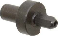 Gibraltar - 0.2339" Nose Diam, 7/16" Nose Length, 5/8" Collar Diam, Slip Fit Diamond Straight Locating Pin - Low Carbon Steel, 5/16" Tail Diam, 1-3/16" OAL, Relieved, +0.0000" Tolerance - Exact Tool & Supply