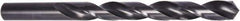 DORMER - Letter M 118° High Speed Steel Jobber Drill - Oxide Finish, Right Hand Cut, Spiral Flute, Straight Shank, 109mm OAL - Exact Tool & Supply