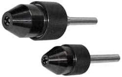Knurlcraft - R8, 1/32 to 1/2" Capacity, Integral Shank Drill Chuck - Keyless, Taper Shank - Exact Tool & Supply