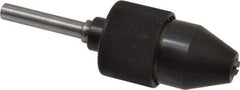 Knurlcraft - 1/32 to 1/2" Capacity, Integral Shank Drill Chuck - Keyless, Straight Shank - Exact Tool & Supply