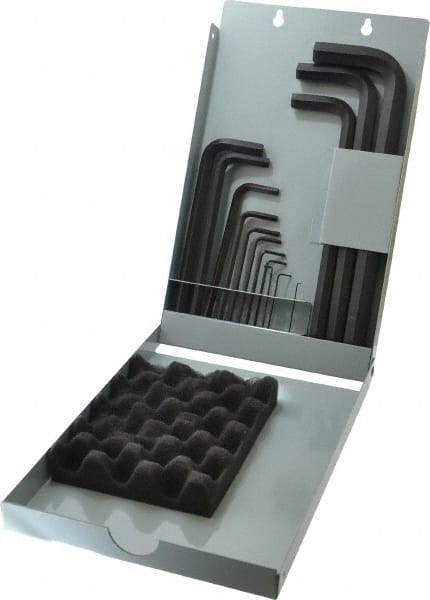 Eklind - 14 Piece Fold-Up Hex Key Set - Exact Tool & Supply