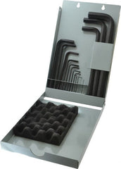 Eklind - 14 Piece Fold-Up Hex Key Set - Exact Tool & Supply