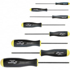Bondhus - Hex Driver Sets Tool Type: Ball End Size Range (mm): 0.050 - 3/8 - Exact Tool & Supply