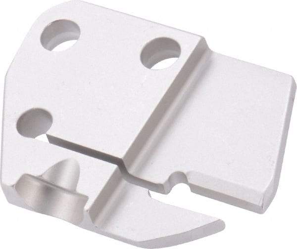 Iscar - Left Hand Cut, 3mm Insert Width, Cutoff & Grooving Support Blade for Indexables - 20mm Max Depth of Cut, 6mm Head Projection - Exact Tool & Supply