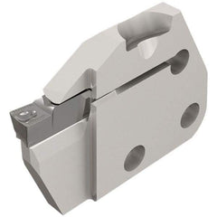 Iscar - Left Hand Cut, 4.76mm Insert Width, Cutoff & Grooving Support Blade for Indexables - 20mm Max Depth of Cut, 6mm Head Projection - Exact Tool & Supply