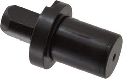 Gibraltar - 0.623" Nose Diam, 11/16" Nose Length, 1-1/8" Collar Diam, Slip Fit Diamond Straight Locating Pin - Low Carbon Steel, 3/4" Tail Diam, 1-15/16" OAL, Relieved, +0.0000" Tolerance - Exact Tool & Supply