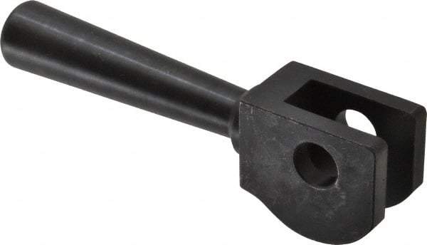 Gibraltar - 5/8" Hole Diam, 5-3/8" Hole Ctr to Lever End, 1-1/4" Overall Width, Heat Treated Steel, Double Cam, Clamp Cam Lever - 9/64" Travel, 1-3/16" Hole Ctr to Cam End Radius, 5/8" Space Between Cams - Exact Tool & Supply