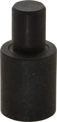 Gibraltar - 1-1/4" OAL, 3/4" Head Height, 5/8" OD, Hardened Steel, Ground, Press Fit Rest Button - Black Oxide Coating, 3/8" Pin Diam, 1/2" Long Pin - Exact Tool & Supply