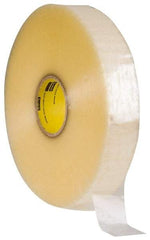 3M - 48mm x 914m Clear Rubber Adhesive Sealing Tape - Polypropylene Film Backing, 2.5 mil Thick, 30 Lb Tensile Strength, Series 373 - Exact Tool & Supply