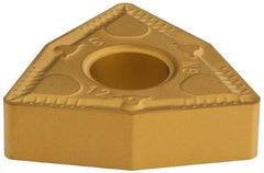 Iscar - WNMG643 GN Grade IC9250 Carbide Turning Insert - TiCN/Al2O3/TiN Finish, 80° Trigon, 3/4" Inscr Circle, 1/4" Thick, 3/64" Corner Radius - Exact Tool & Supply