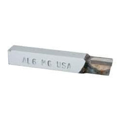 Accupro - 3/8 x 3/8" Shank, Square Shoulder Turning Single Point Tool Bit - AL-6, Grade Micrograin - Exact Tool & Supply