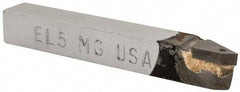 Accupro - 5/16 x 5/16" Shank, Offset Threading Single Point Tool Bit - EL-5, Grade Micrograin - Exact Tool & Supply