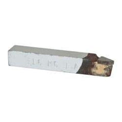 Accupro - 3/8 x 3/8" Shank, Offset Threading Single Point Tool Bit - EL-6, Grade Micrograin - Exact Tool & Supply