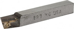 Accupro - 7/16 x 7/16" Shank, Lead Angle Turning Single Point Tool Bit - BR-7, Grade Micrograin - Exact Tool & Supply