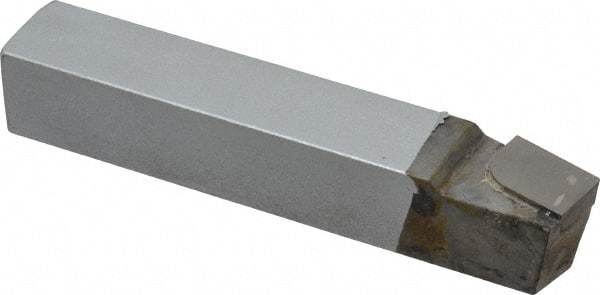 Accupro - 3/4 x 3/4" Shank, Lead Angle Turning Single Point Tool Bit - BR-12, Grade Micrograin - Exact Tool & Supply
