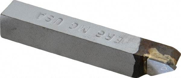 Accupro - 3/8 x 3/8" Shank, Offset Threading Single Point Tool Bit - ER-6, Grade Micrograin - Exact Tool & Supply