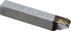 Accupro - 3/8 x 3/8" Shank, Offset Threading Single Point Tool Bit - ER-6, Grade Micrograin - Exact Tool & Supply
