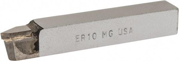 Accupro - 5/8 x 5/8" Shank, Offset Threading Single Point Tool Bit - ER-10, Grade Micrograin - Exact Tool & Supply