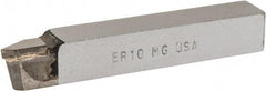 Accupro - 5/8 x 5/8" Shank, Offset Threading Single Point Tool Bit - ER-10, Grade Micrograin - Exact Tool & Supply