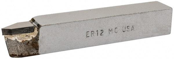Accupro - 3/4 x 3/4" Shank, Offset Threading Single Point Tool Bit - ER-12, Grade Micrograin - Exact Tool & Supply