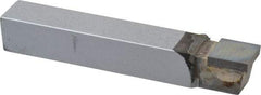 Accupro - 3/8 x 3/8" Shank, Square Nose Single Point Tool Bit - C-6, Grade Micrograin - Exact Tool & Supply