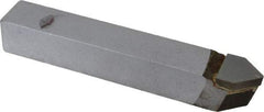 Accupro - 5/8 x 5/8" Shank, Pointed Nose Single Point Tool Bit - D-10, Grade Micrograin - Exact Tool & Supply