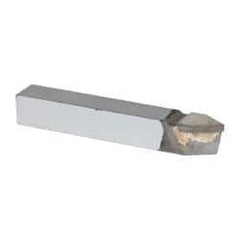 Accupro - 3/8 x 3/8" Shank, Threading Single Point Tool Bit - E-6, Grade Micrograin - Exact Tool & Supply