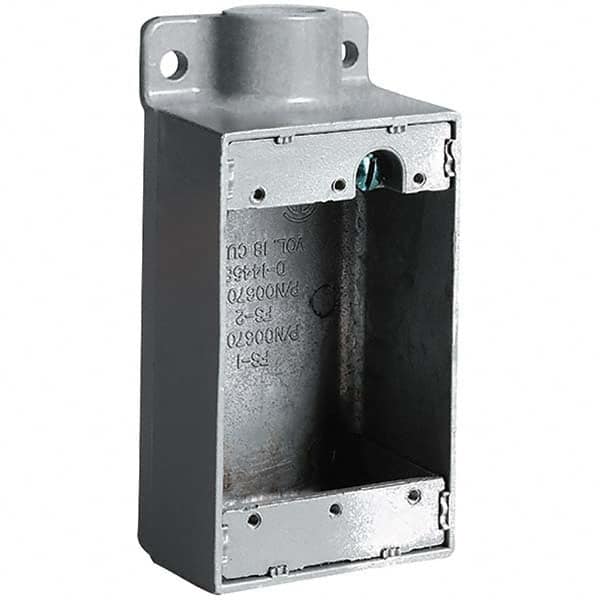 Hubbell Killark - Electrical Outlet Boxes & Switch Boxes Enclosure Type: Device Box Enclosure Shape: Rectangle - Exact Tool & Supply