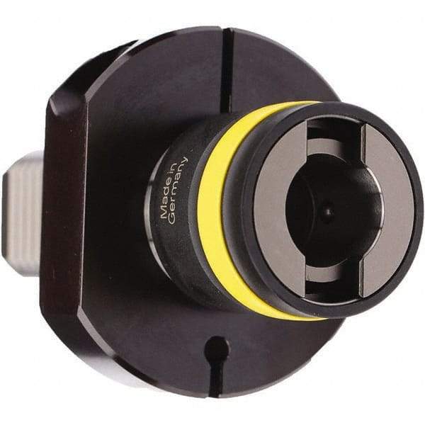 Emuge - 30mm Straight Shank Diam Tension & Compression Tapping Chuck - M3 Min Tap Capacity, 57mm Projection, Size 1 Adapter, Quick Change - Exact Tool & Supply