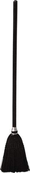 Rubbermaid - 37-1/2" OAL Lobby Broom - Wood Handle, 7-1/2" Bristle Length, 7-1/2" Wide - Exact Tool & Supply