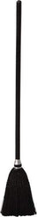 Rubbermaid - 37-1/2" OAL Lobby Broom - Wood Handle, 7-1/2" Bristle Length, 7-1/2" Wide - Exact Tool & Supply