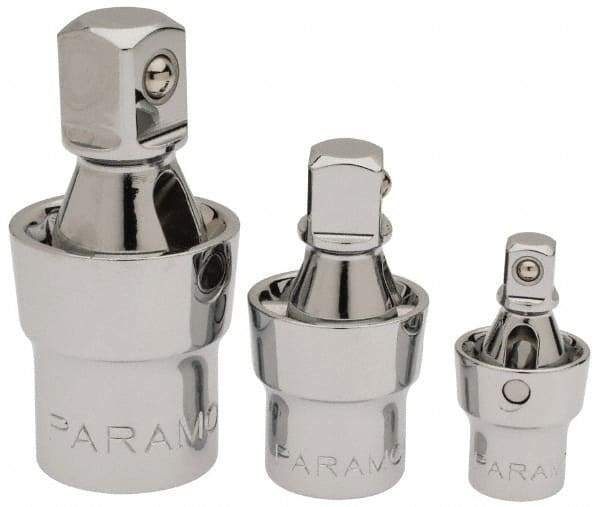 Paramount - 3 Piece Universal Set - 1/4, 3/8, 1/2" - Exact Tool & Supply