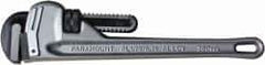 Paramount - 14" Aluminum Straight Pipe Wrench - 2" Pipe Capacity - Exact Tool & Supply