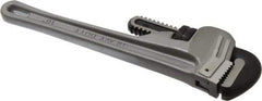 Paramount - 10" Aluminum Straight Pipe Wrench - 1-1/2" Pipe Capacity - Exact Tool & Supply