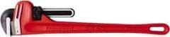 Paramount - 24" Cast Iron Straight Pipe Wrench - 3" Pipe Capacity - Exact Tool & Supply