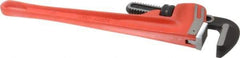Paramount - 18" Cast Iron Straight Pipe Wrench - 2-1/2" Pipe Capacity - Exact Tool & Supply