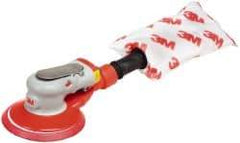3M - 10,000 OPM, 17 CFM Air Consumption, 90 psi Air Pressure, Palm Air Orbital Sander - Round Pad, - Exact Tool & Supply