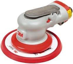 3M - 12,000 OPM, 17 CFM Air Consumption, 90 psi Air Pressure, Palm Air Orbital Sander - Round Pad, - Exact Tool & Supply