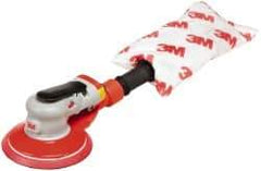 3M - 10,000 OPM, 17 CFM Air Consumption, 90 psi Air Pressure, Palm Air Orbital Sander - Round Pad, - Exact Tool & Supply
