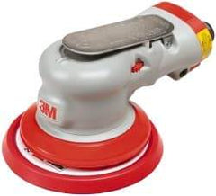 3M - 12,000 OPM, 17 CFM Air Consumption, 90 psi Air Pressure, Palm Air Orbital Sander - Round Pad, - Exact Tool & Supply