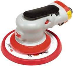 3M - 12,000 OPM, 17 CFM Air Consumption, 90 psi Air Pressure, Palm Air Orbital Sander - Round Pad, - Exact Tool & Supply