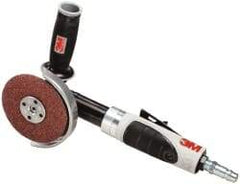 3M - 4" Wheel Diam, 12,000 RPM, Pneumatic Angle & Disc Grinder - 3/8-24 Spindle, 35 CFM - Exact Tool & Supply
