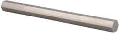 Value Collection - 9/16 Inch Width Across Flats, 304 Stainless Steel Hexagon Bar - 72 Inch Long - Exact Tool & Supply
