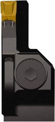 Seco - CFO, External, Left Hand, 1.18" Max Depth of Cut, 5mm Min Groove Width, Indexable Grooving Tool Holder - LC.. 1605.. Insert Compatibility, 1" Shank Height, 1" Shank Width, 6" OAL - Exact Tool & Supply