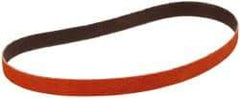 3M - 3/4" Wide x 18" OAL, 36 Grit, Ceramic Abrasive Belt - Ceramic, Very Coarse, Coated, YF Weighted Cloth Backing, Wet/Dry, Series 984F - Exact Tool & Supply